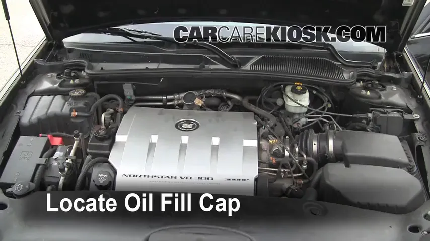 2004 Cadillac DeVille DTS 4.6L V8 Aceite Agregar aceite